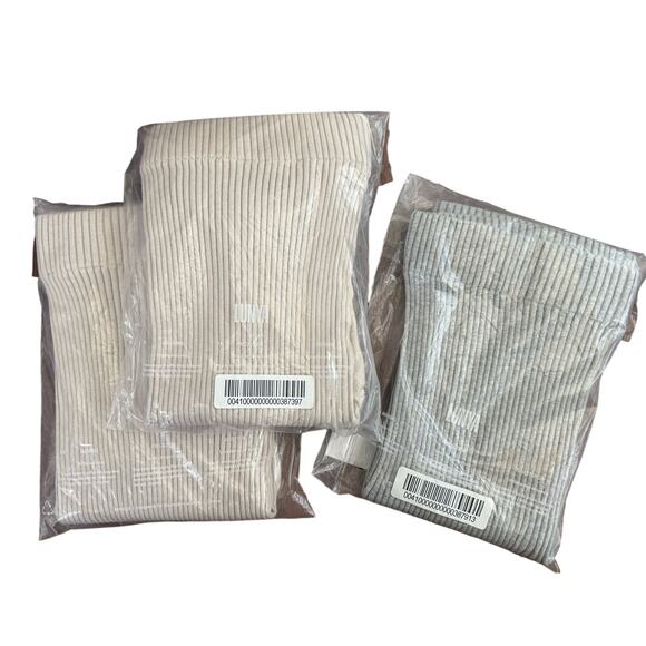 LUNYA NWOT $118 Cozy Cotton Silk Bike Shorts Gray - Picture 2 of 5